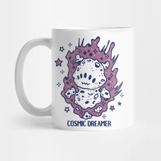 Cosmic dreamer flying like a shooting star Mug